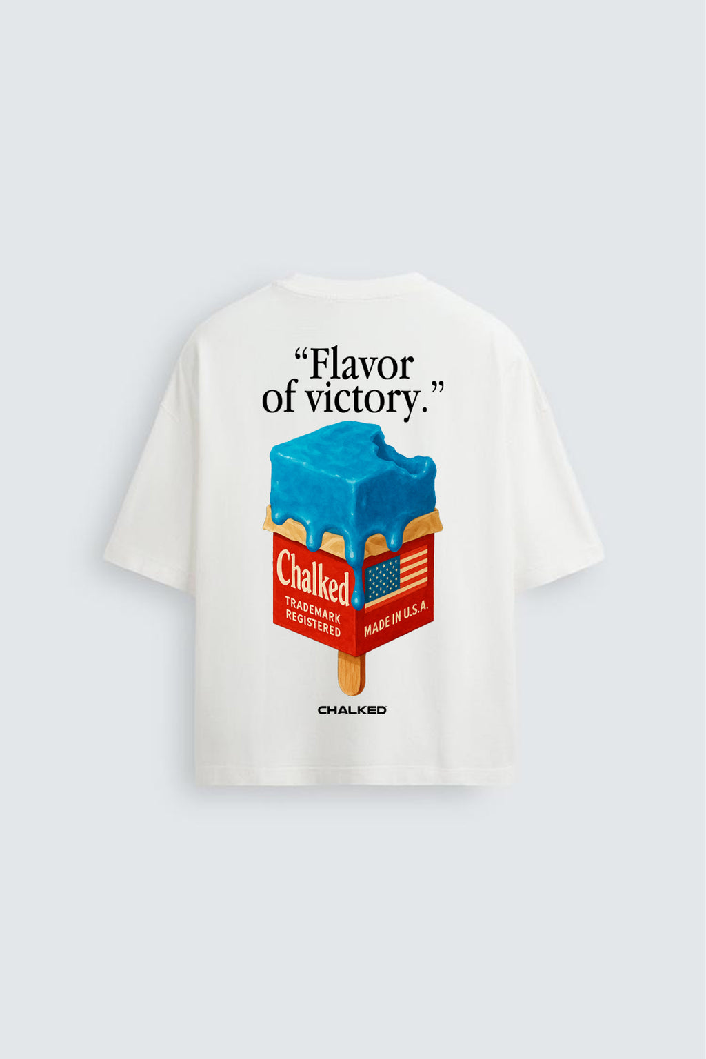 FLAVOR OF VICTORY TEE WHITE