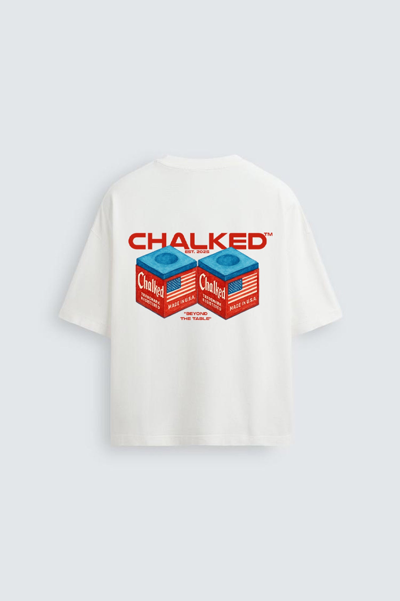 TWO CHALK TEE WHITE