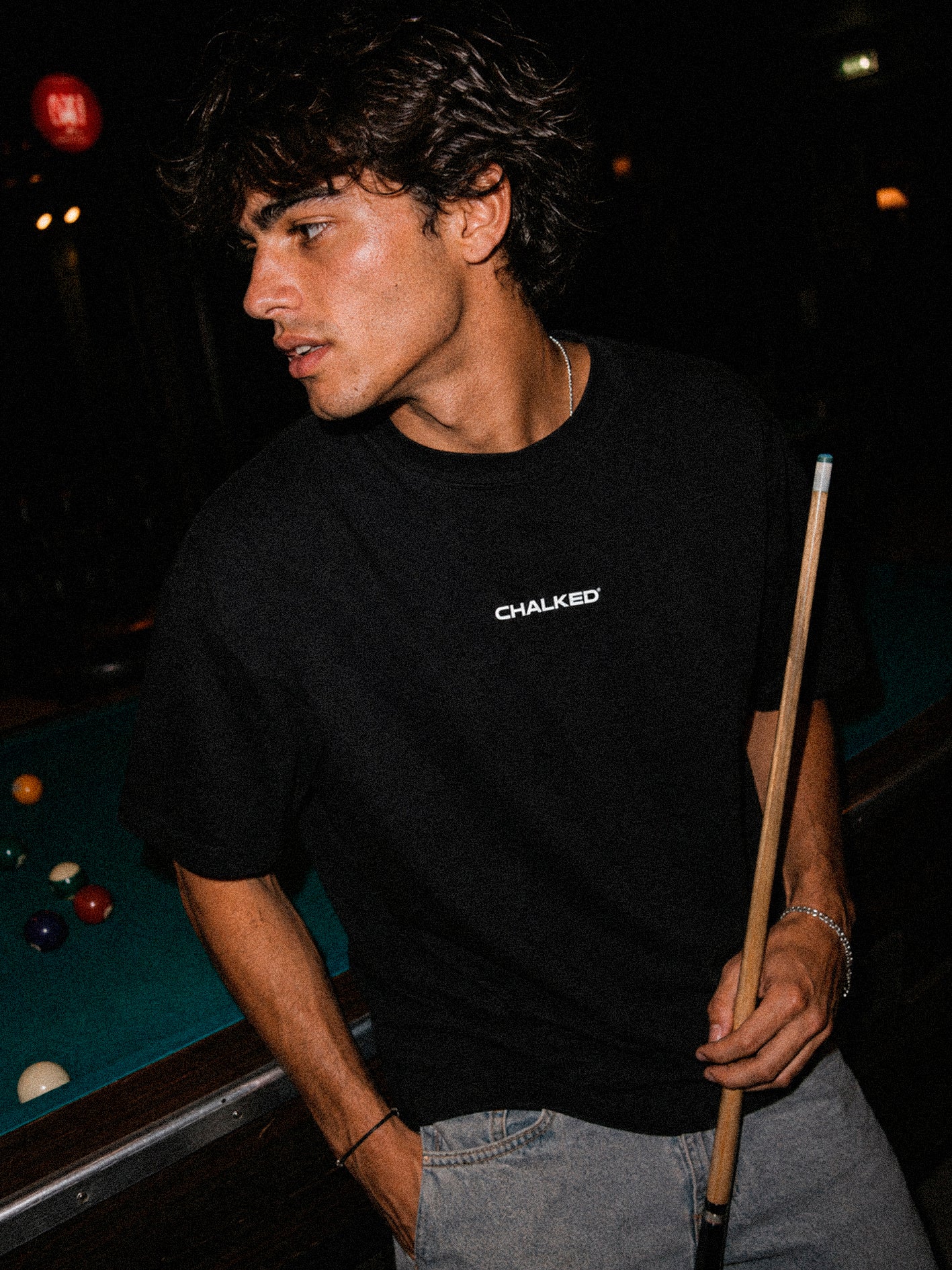 FROZEN LUCK TEE BLACK